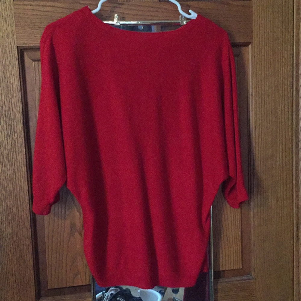 red sweater